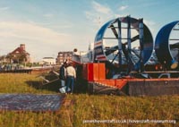AP1-88 hovercraft promotional day by BHC -  (credit: The <a href='http://www.hovercraft-museum.org/' target='_blank'>Hovercraft Museum Trust</a>).